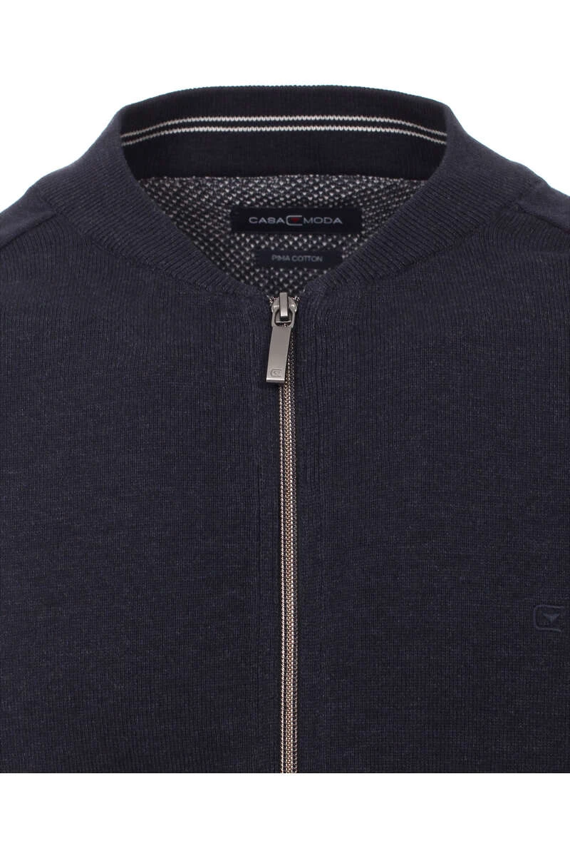 Casa Moda CardiganZip Blau 2 Casa Moda CardiganZip Blau – Bild 2