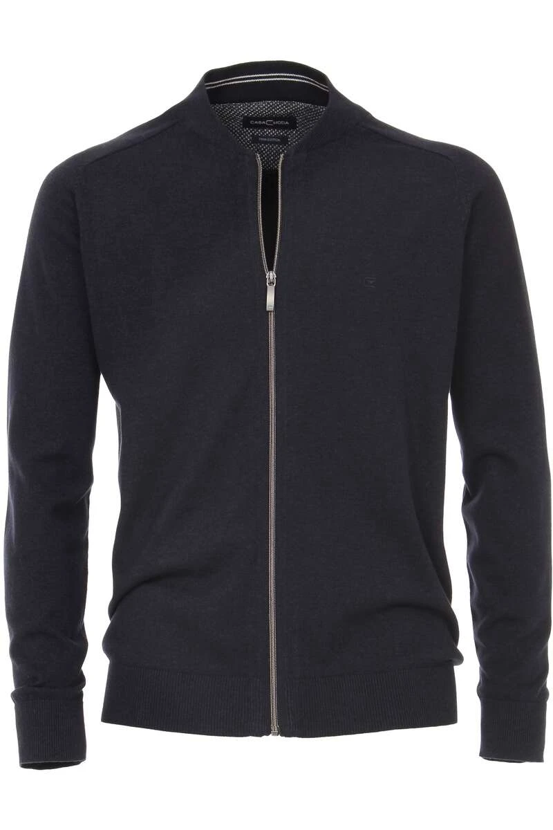 Casa Moda CardiganZip Blau 1 Casa Moda CardiganZip Blau