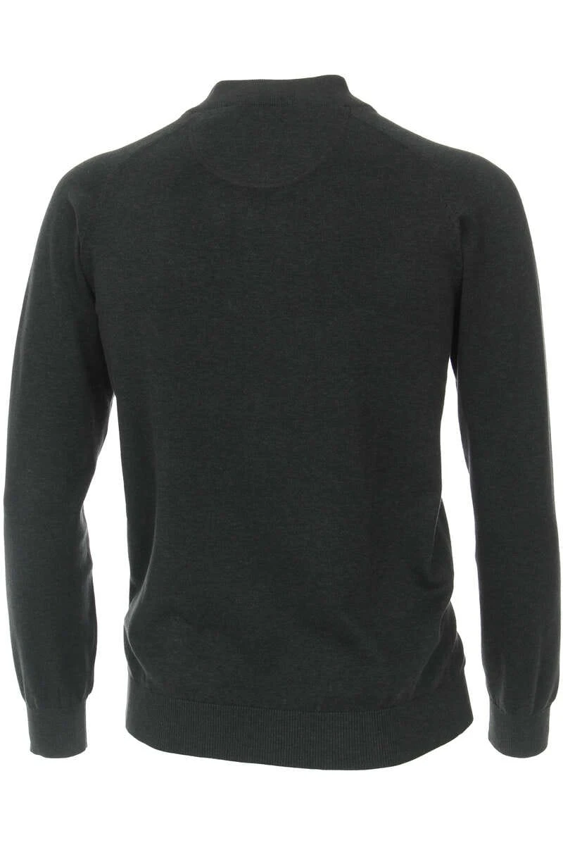 Casa Moda Herren Strickjacke Zip Dunkelgrün 3 Casa Moda Herren Strickjacke Zip Dunkelgrün – Bild 3