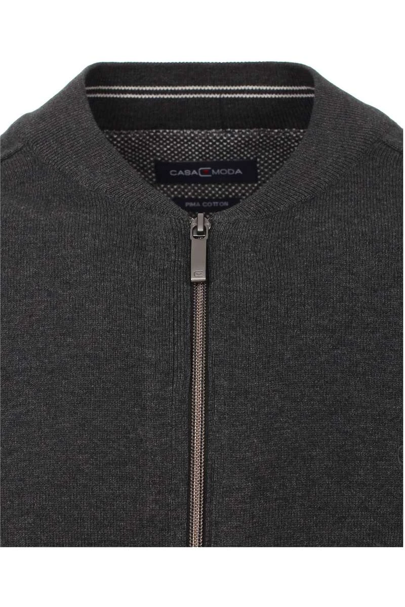 Casa Moda CardiganZip Anthrazit 2 Casa Moda CardiganZip Anthrazit – Bild 2