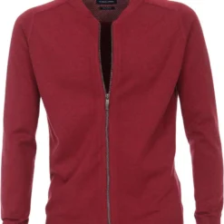 Casa Moda Casual Casual Fit CardiganZip Aubergine