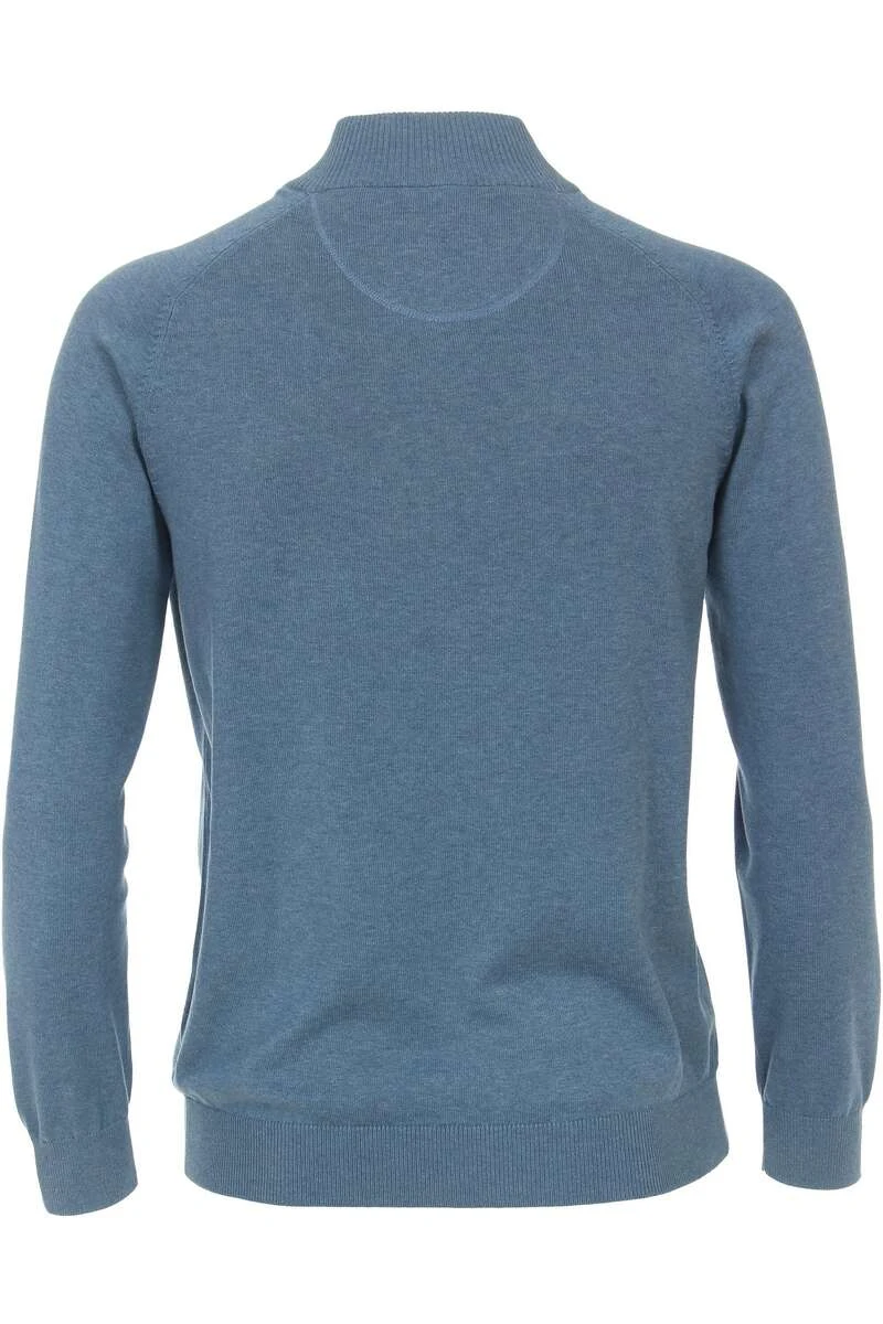 Casa Moda Herren Strickjacke Zip Blau 3 Casa Moda Herren Strickjacke Zip Blau – Bild 3