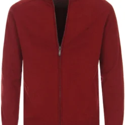 Casa Moda Regular Fit Herren Strickjacke Zip Orange