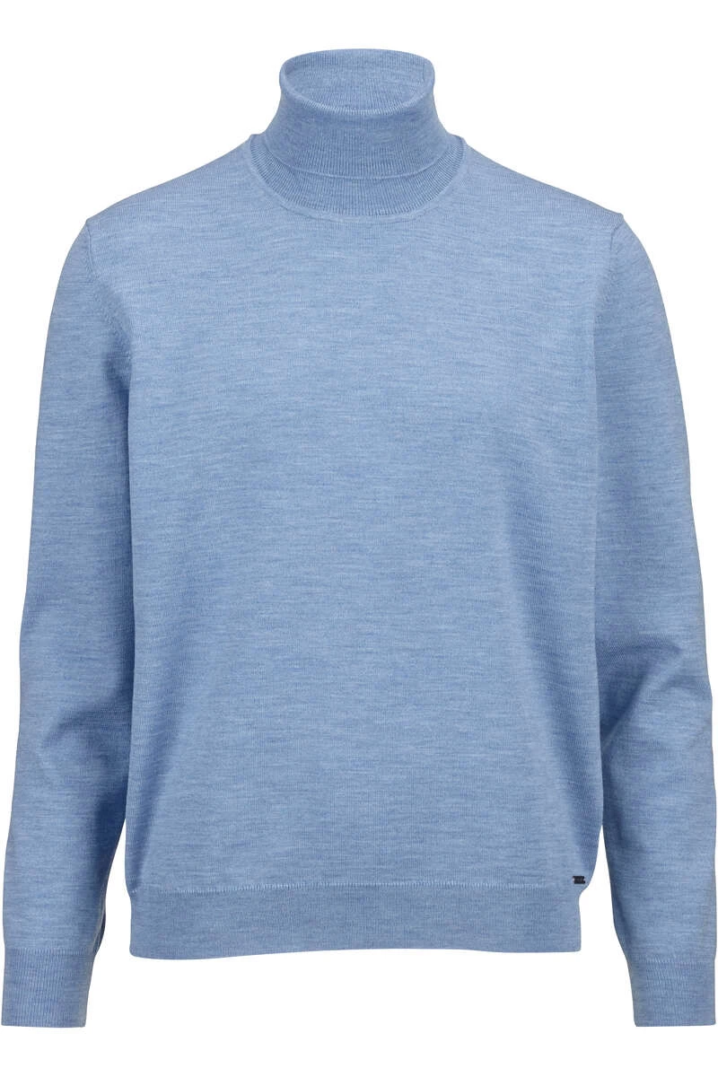 OLYMP Casual Modern Fit Herren Rollkragenpullover Bleu 1 OLYMP Casual Modern Fit Herren Rollkragenpullover Bleu