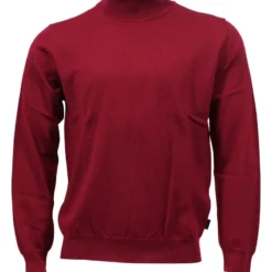 OLYMP Herren Rollkragenpullover Rot