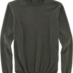 OLYMP Casual Modern Fit Herren Rollkragenpullover Oliv