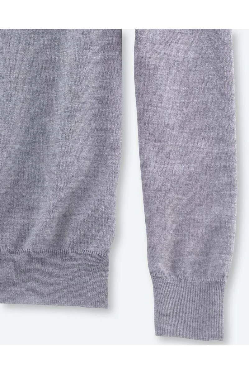 OLYMP Herren Rollkragenpullover Grau 3 OLYMP Herren Rollkragenpullover Grau – Bild 3