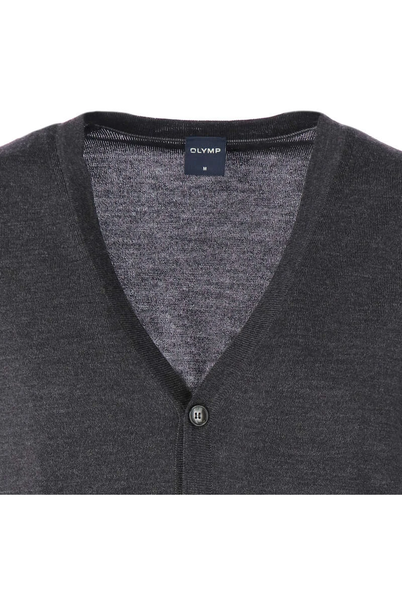 OLYMP Cardigan Graphit 2 OLYMP Cardigan Graphit – Bild 2