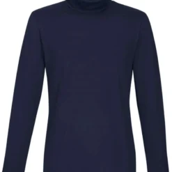 TRIGEMA Slim Fit Herren Rollkragenpullover Navy