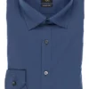 OLYMP No. Six Super Slim Hemd Rauchblau, Einfarbig