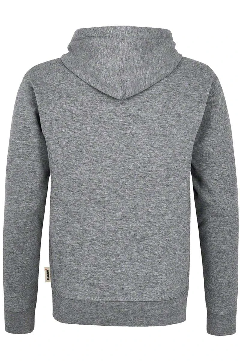 HAKRO Comfort Fit Sweatjacke Mit Kapuze Zip Grau/tinte 3 HAKRO Comfort Fit Sweatjacke Mit Kapuze Zip Grau/tinte – Bild 3