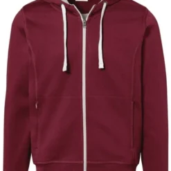 HAKRO Essentials Comfort Fit Sweatjacke Mit Kapuze Weinrot/silber