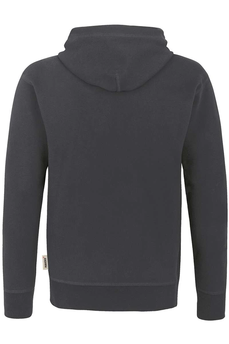 HAKRO Comfort Fit Sweatjacke Mit Kapuze Zip Anthrazit/silber 3 HAKRO Comfort Fit Sweatjacke Mit Kapuze Zip Anthrazit/silber – Bild 3