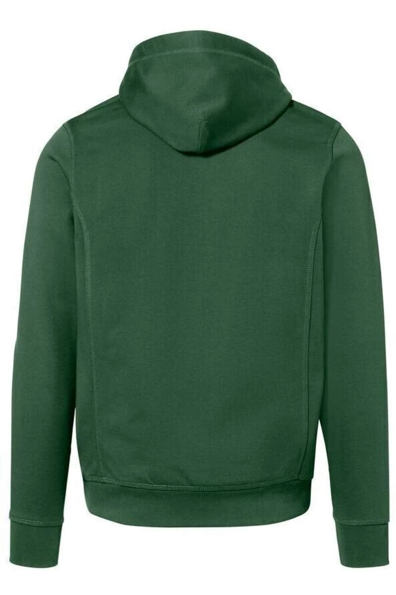 HAKRO Essentials Comfort Fit Sweatjacke Mit Kapuze Tanne/silber 3 HAKRO Essentials Comfort Fit Sweatjacke Mit Kapuze Tanne/silber – Bild 3