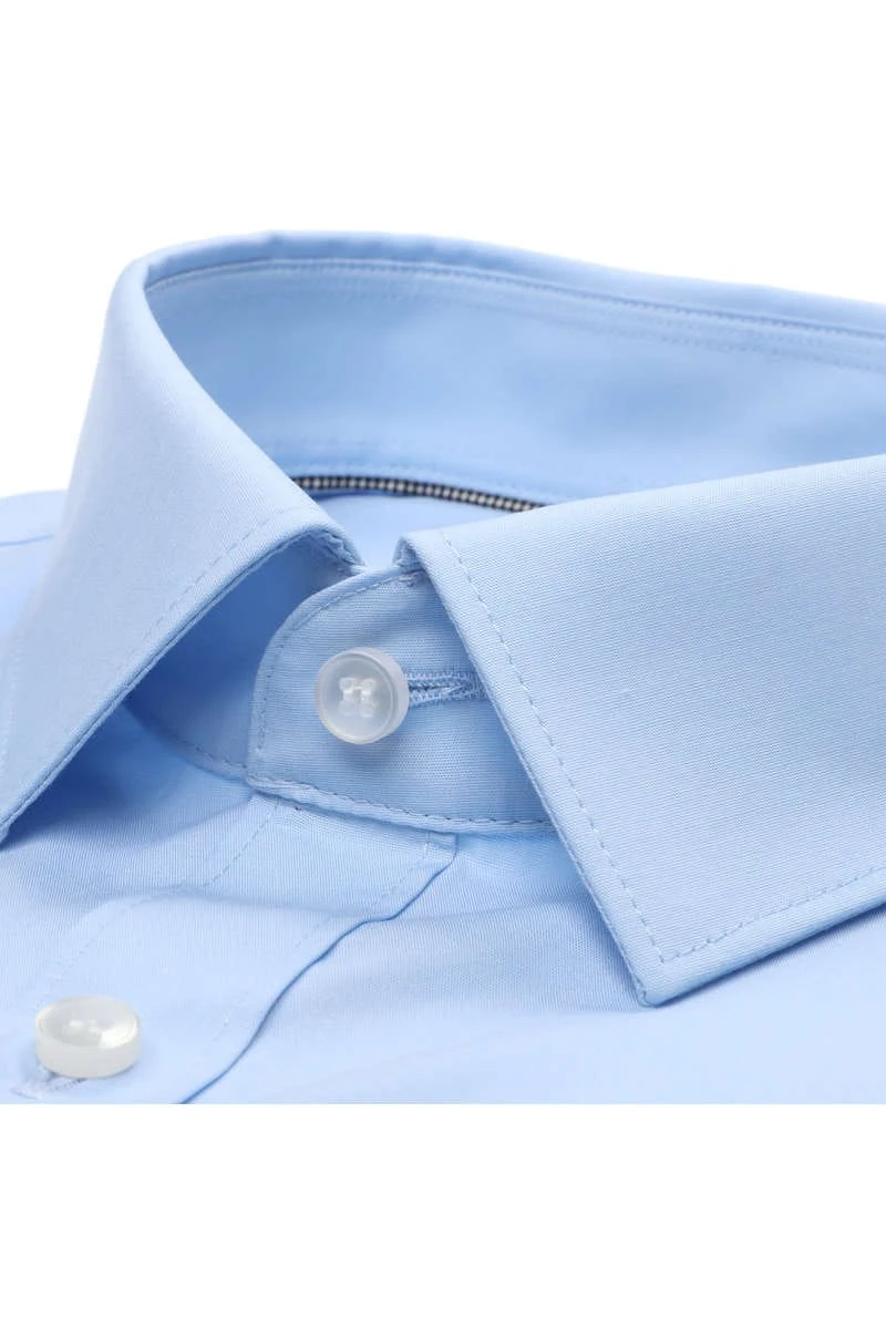 OLYMP No. Six Super Slim Hemd Hellblau, Einfarbig 2 OLYMP No. Six Super Slim Hemd Hellblau, Einfarbig – Bild 2