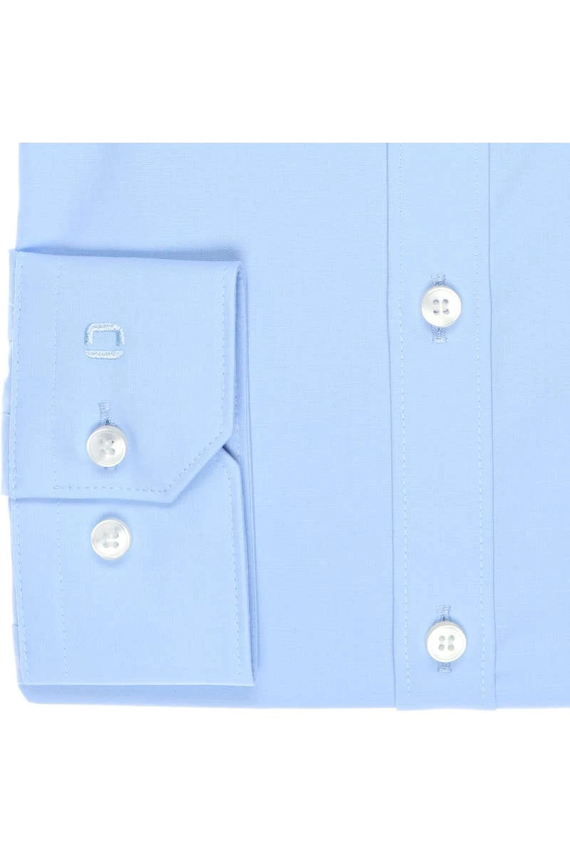 OLYMP No. Six Super Slim Hemd Hellblau, Einfarbig 3 OLYMP No. Six Super Slim Hemd Hellblau, Einfarbig – Bild 3