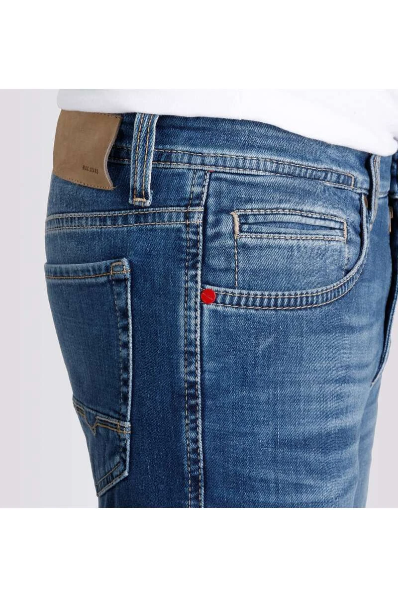 MAC Modern Fit Five-Pocket Herren Jeans Blau 3 MAC Modern Fit Five-Pocket Herren Jeans Blau – Bild 3