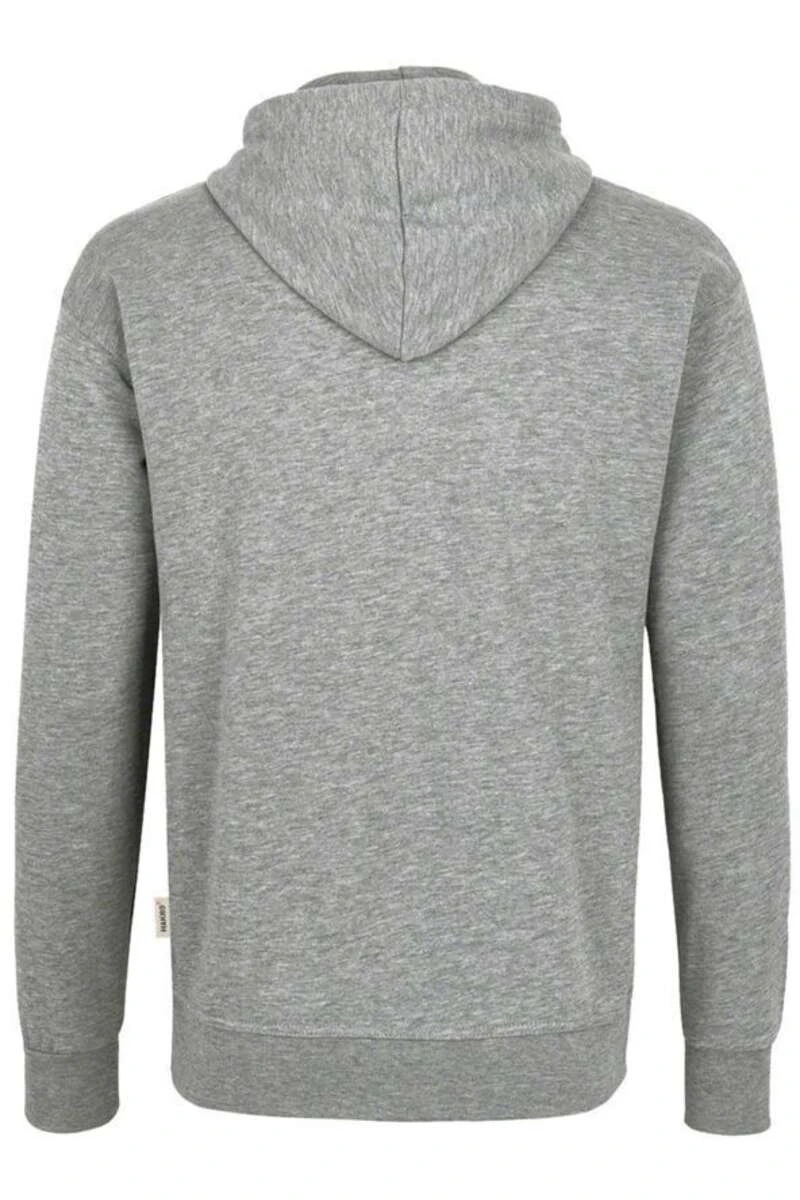 HAKRO Organic Kapuzen Sweatshirtgrau 3 HAKRO Organic Kapuzen Sweatshirtgrau – Bild 3