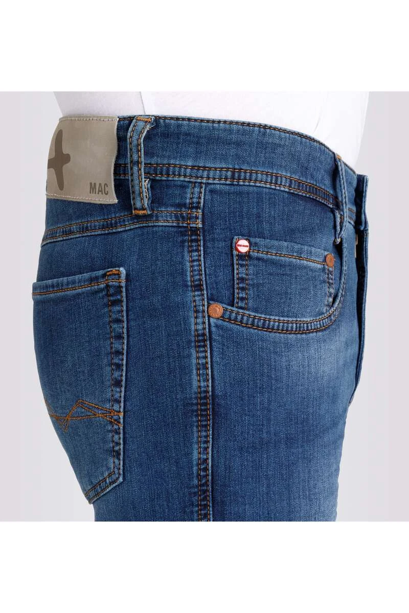 MAC Modern Fit Five-Pocket Herren Jeans Hellblau 3 MAC Modern Fit Five-Pocket Herren Jeans Hellblau – Bild 3