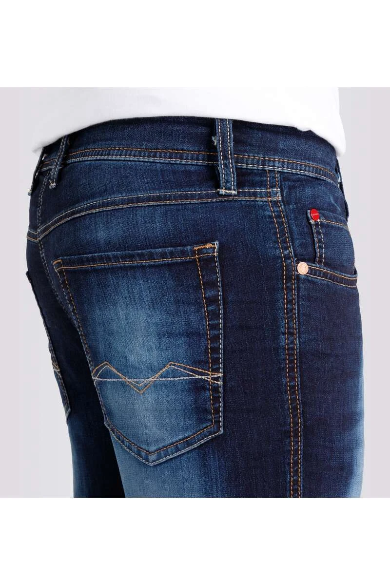MAC Modern Fit Five-Pocket Herren Jeans Dunkelblau 3 MAC Modern Fit Five-Pocket Herren Jeans Dunkelblau – Bild 3
