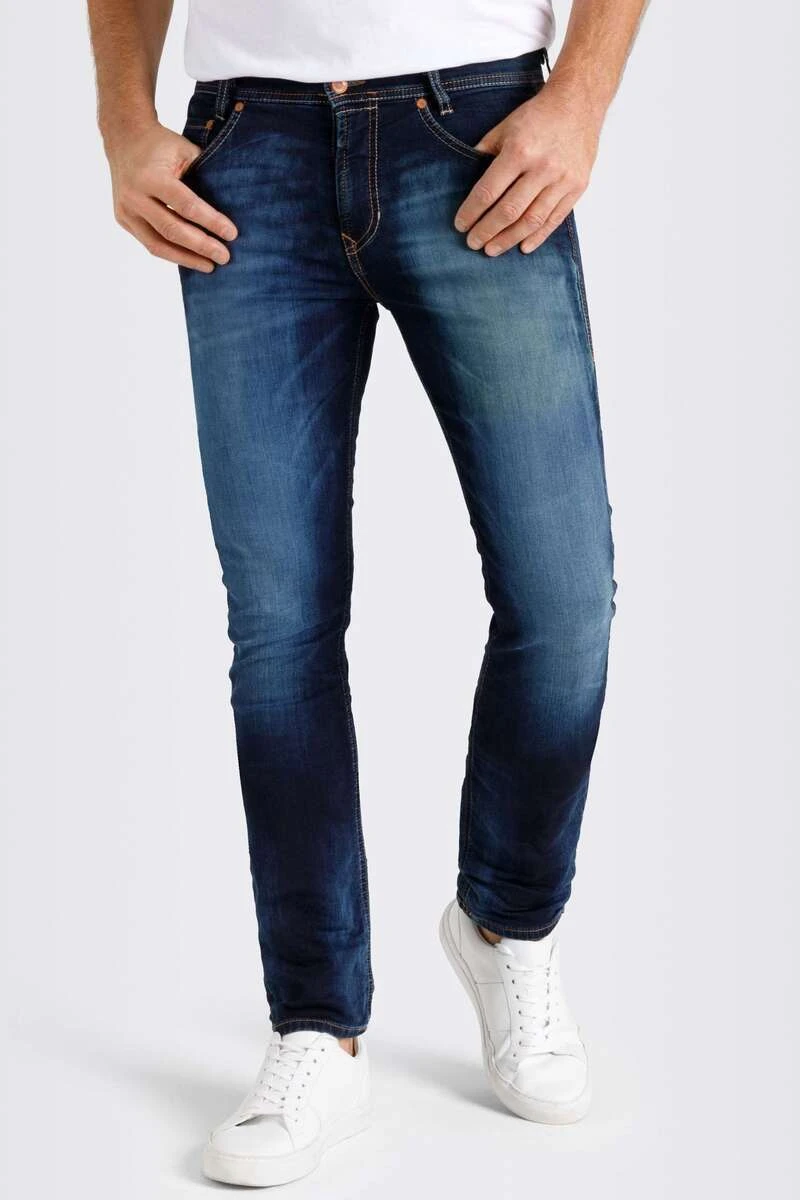 MAC Modern Fit Five-Pocket Herren Jeans Dunkelblau 1 MAC Modern Fit Five-Pocket Herren Jeans Dunkelblau