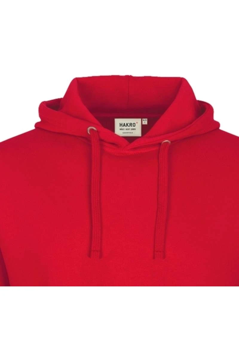 HAKRO 601 Kapuzen Sweatshirtrot 2 HAKRO 601 Kapuzen Sweatshirtrot – Bild 2