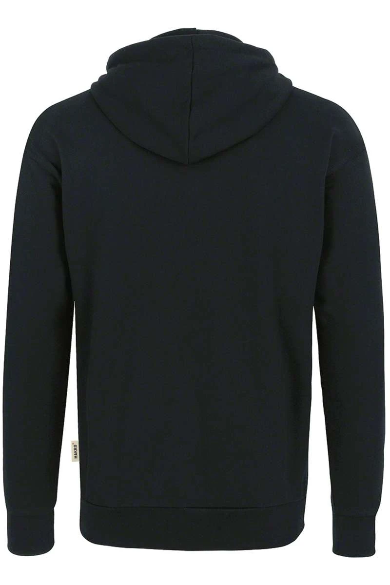 HAKRO Comfort Fit Sweatjacke Mit Kapuze Zip Schwarz 4 HAKRO Comfort Fit Sweatjacke Mit Kapuze Zip Schwarz – Bild 4