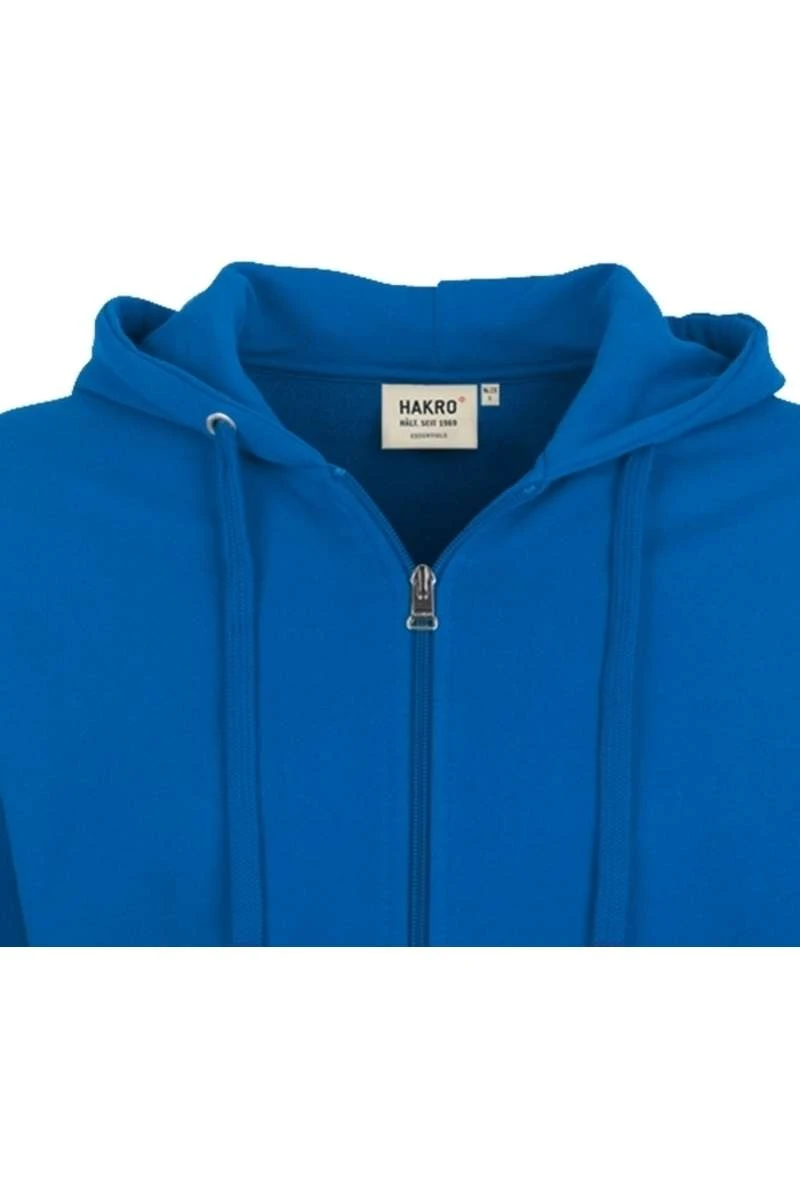 HAKRO Comfort Fit Sweatjacke Mit Kapuze Zip Royal 2 HAKRO Comfort Fit Sweatjacke Mit Kapuze Zip Royal – Bild 2