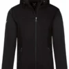 TRIGEMA Comfort Fit Herren Softshelljacke Zip Schwarz