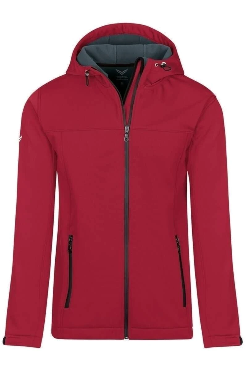 TRIGEMA Comfort Fit Herren Softshelljacke Zip Rubin 1 TRIGEMA Comfort Fit Herren Softshelljacke Zip Rubin