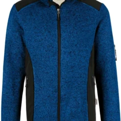 HAKRO 836 Regular Fit Herren Fleecejacke Zip Royal