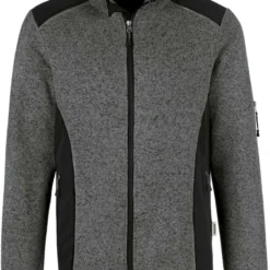 HAKRO 836 Regular Fit Herren Fleecejacke Zip Anthrazit