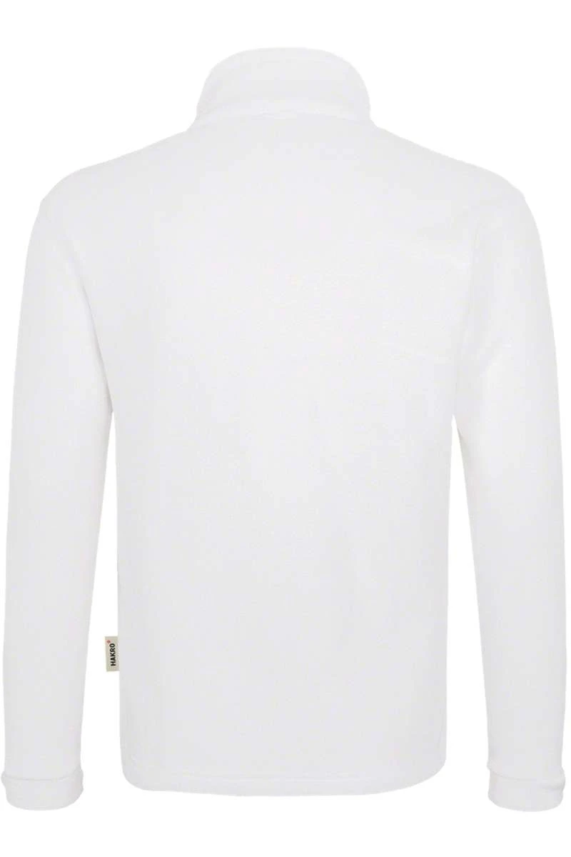 HAKRO 840 Regular Fit Herren Fleecejacke Zip Weiss 4 HAKRO 840 Regular Fit Herren Fleecejacke Zip Weiss – Bild 4