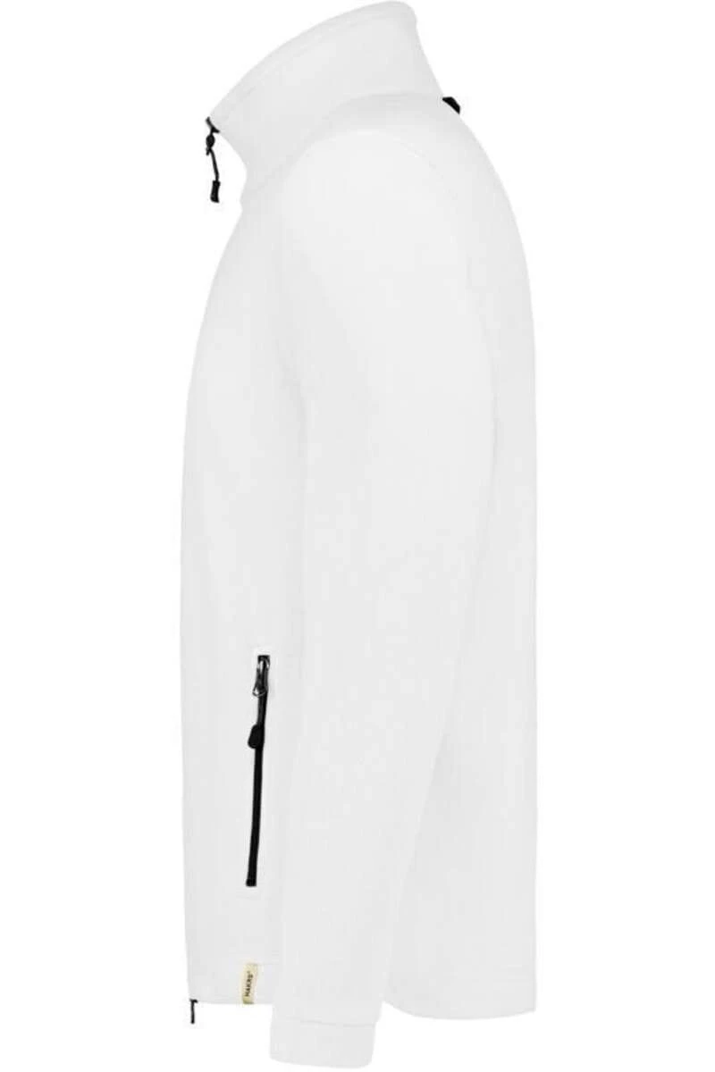HAKRO Function Regular Fit Herren Fleecejacke Weiss 2 HAKRO Function Regular Fit Herren Fleecejacke Weiss – Bild 2