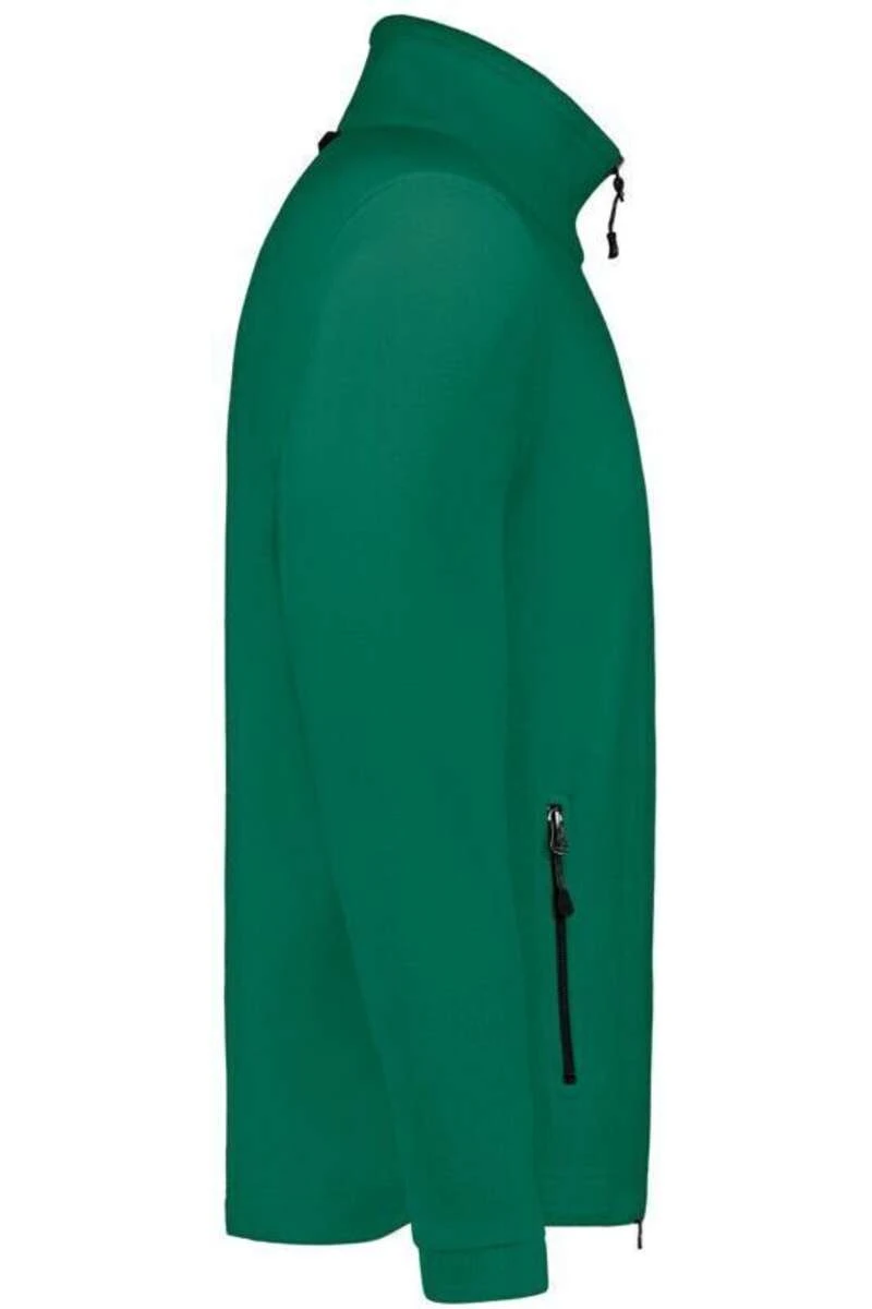 HAKRO Function Regular Fit Herren Fleecejacke Tanne 4 HAKRO Function Regular Fit Herren Fleecejacke Tanne – Bild 4