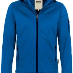 HAKRO 848 Regular Fit Herren Softshelljacke Zip Royal