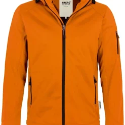 HAKRO 848 Regular Fit Herren Softshelljacke Zip Orange