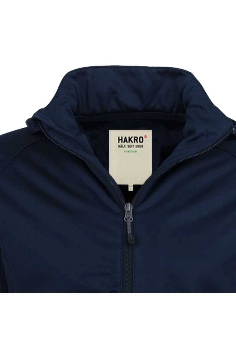 HAKRO 848 Regular Fit Herren Softshelljacke Zip Nachtblau 2 HAKRO 848 Regular Fit Herren Softshelljacke Zip Nachtblau – Bild 2