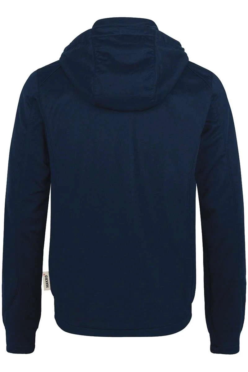 HAKRO 848 Regular Fit Herren Softshelljacke Zip Nachtblau 4 HAKRO 848 Regular Fit Herren Softshelljacke Zip Nachtblau – Bild 4