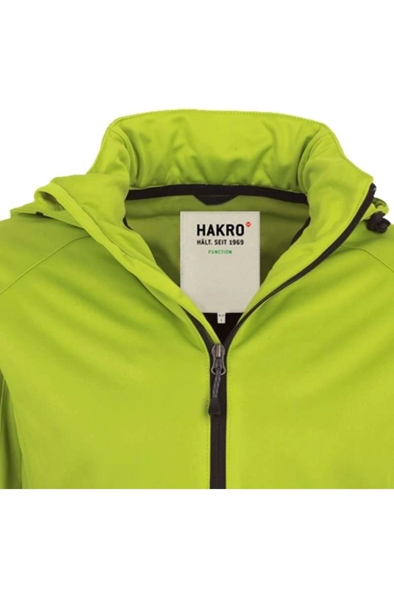 HAKRO 848 Regular Fit Herren Softshelljacke Zip Kiwi 2 HAKRO 848 Regular Fit Herren Softshelljacke Zip Kiwi – Bild 2