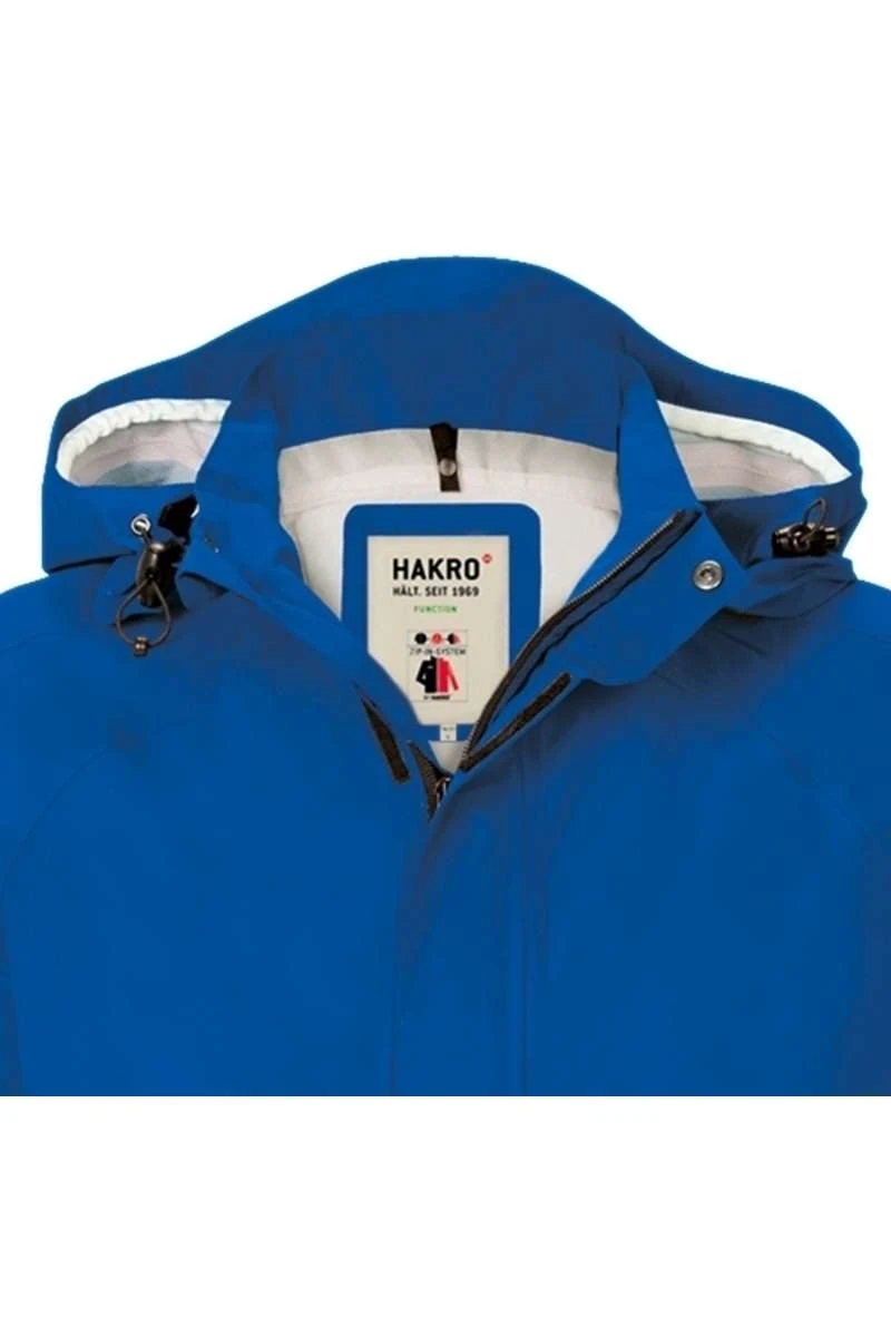 HAKRO 850 Regular Fit Outdoor Jacke Kapuze Royal 2 HAKRO 850 Regular Fit Outdoor Jacke Kapuze Royal – Bild 2