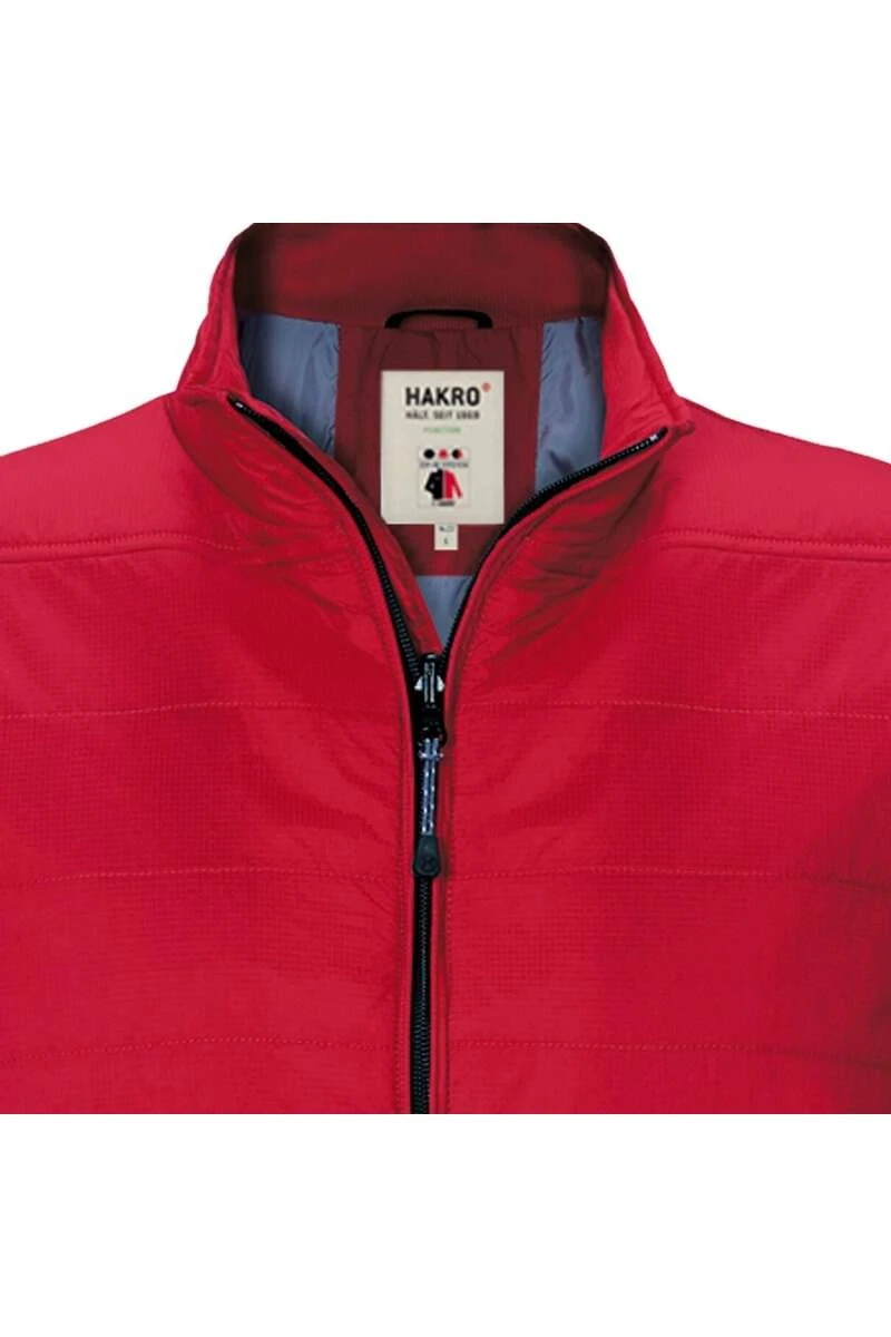 HAKRO 851 Regular Fit Herren Steppjacke Rot 2 HAKRO 851 Regular Fit Herren Steppjacke Rot – Bild 2