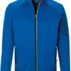 HAKRO 856 Regular Fit Herren Softshelljacke Zip Royal