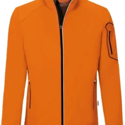 HAKRO 856 Regular Fit Herren Softshelljacke Zip Orange