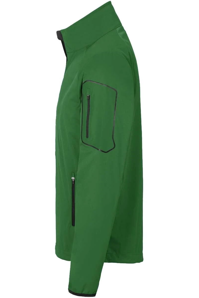 HAKRO 856 Regular Fit Herren Softshelljacke Kellygrün 3 HAKRO 856 Regular Fit Herren Softshelljacke Kellygrün – Bild 3