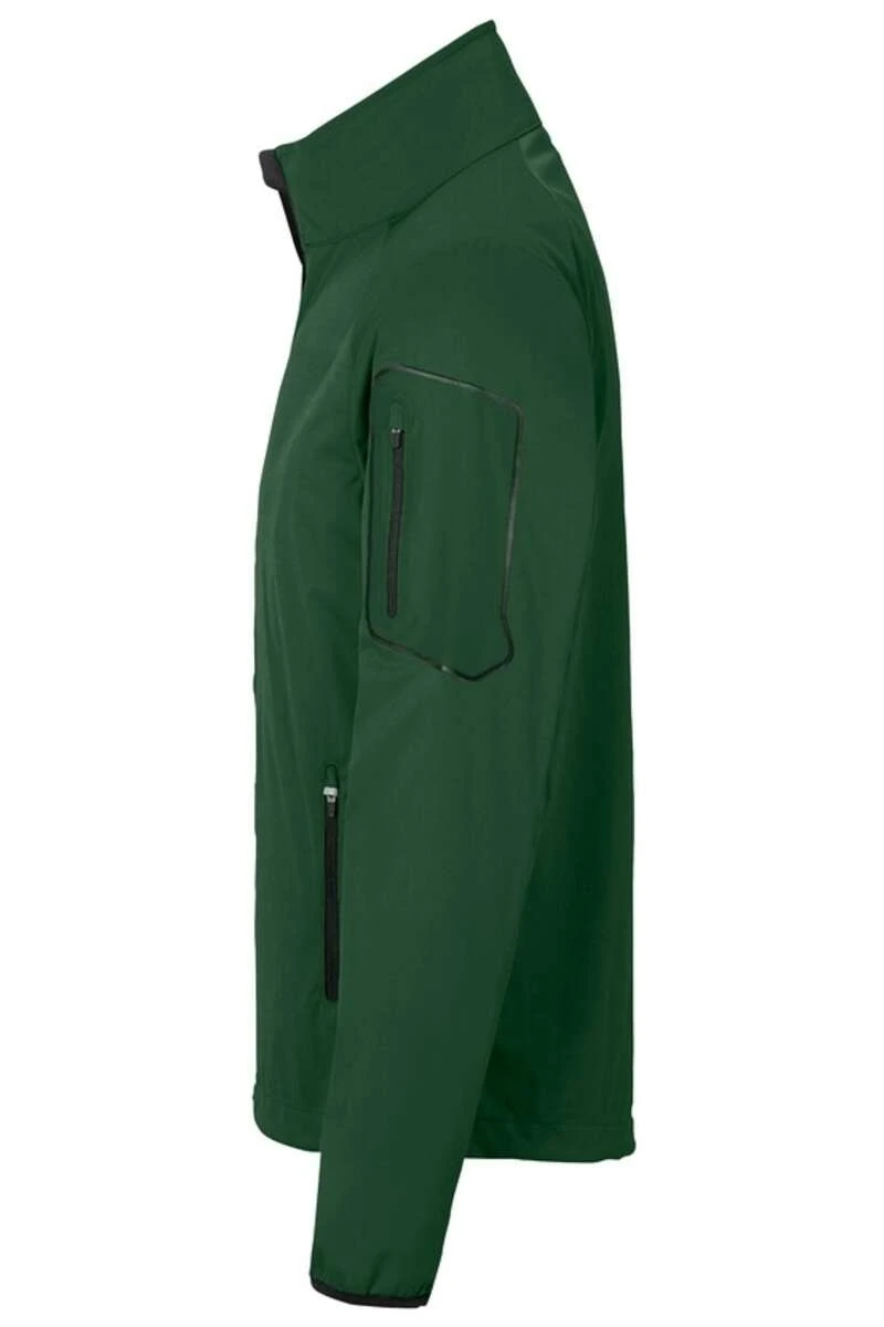 HAKRO Regular Fit Herren Softshelljacke Tanne 4 HAKRO Regular Fit Herren Softshelljacke Tanne – Bild 4