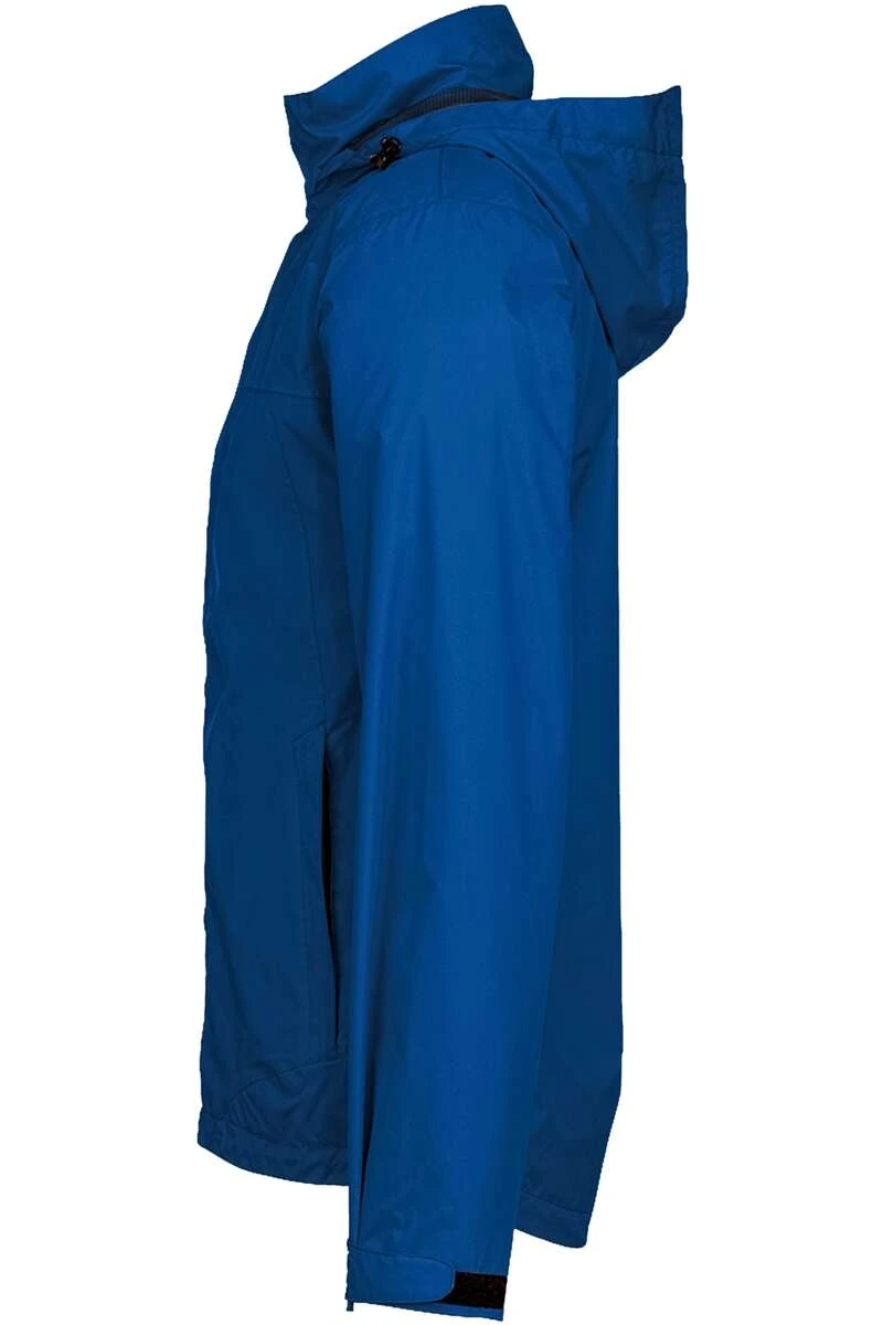 HAKRO 862 Regular Fit Regenjacke Kapuze Royalblau 3 HAKRO 862 Regular Fit Regenjacke Kapuze Royalblau – Bild 3
