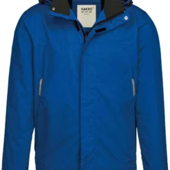 HAKRO 862 Regular Fit Regenjacke Kapuze Royalblau