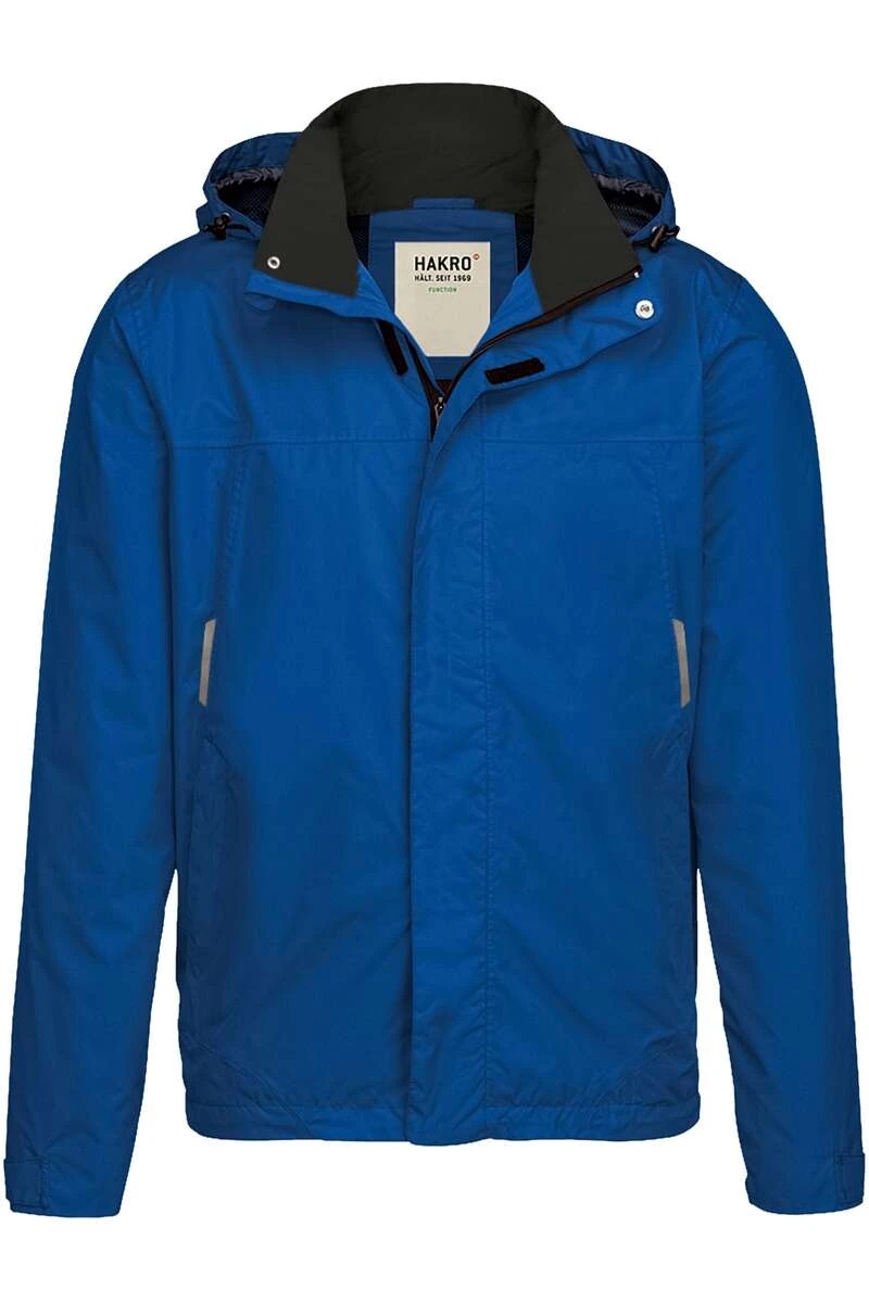 HAKRO 862 Regular Fit Regenjacke Kapuze Royalblau 1 HAKRO 862 Regular Fit Regenjacke Kapuze Royalblau
