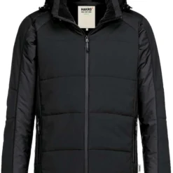 HAKRO 866 Regular Fit Outdoor Jacke Kapuze Schwarz
